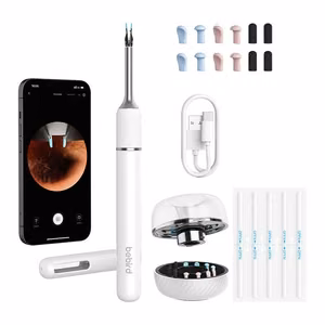 Otoskooppi korvanpuhdistuskameralla Bebird Note 5 pro (valkoinen)