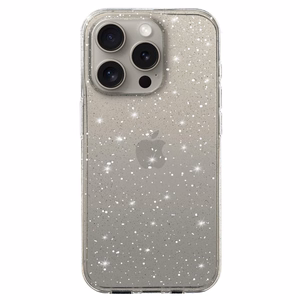 Crystal Glitter Suojakuori iPhone 13 Pro Max:lle - hopea