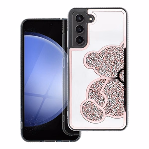 Suojakuori Samsung S25 FE:lle Teddy Bear vaaleanpunainen