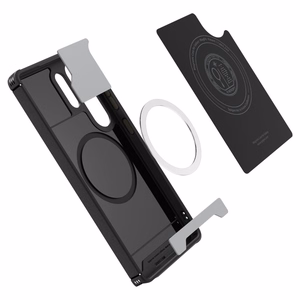 Spigen Core Armor Mag suojakuori Samsung Galaxy S25 Ultra -puhelimelle - musta