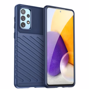 Thunder Case joustava panssaroitu suojus Samsung Galaxy A73 sininen