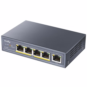 Cudy GS1005P network switch Unmanaged Gigabit Ethernet (10/100/1000) Power over Ethernet (PoE) Grey