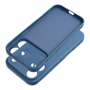 Silikoninen Ring-suojakuori mallille iPhone 17 Pro Max / 18 Pro Max – tummansininen
