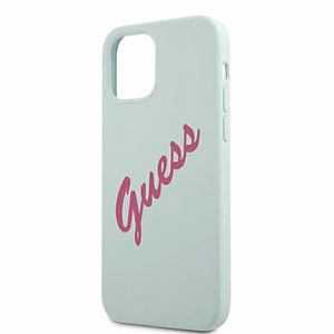 Guess GUHCP12MLSVSBF iPhone 12/12 Pro 6.1" blue fuchsia/blue fuschia hardcase Silicone Vintage