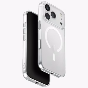 Uniq Airsuit Magclick Lataussuojakuori iPhone 17 Pro:lle - Läpinäkyvä