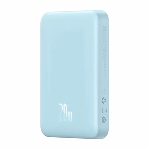 Baseus Magnetic Mini varavirtalähde 10000mAh USB-C 20W MagSafe (sininen)