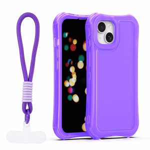 Safepop suojakuori hihnalla iPhone 14 6,1" violetti