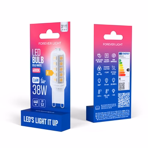 Forever Light LED-polttimo G9 3.6W 440lm 6000K keraaminen luokka F