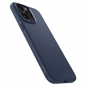 Spigen Liquid Air Suojakuori iPhone 15 Pro Max:lle - laivastonsininen