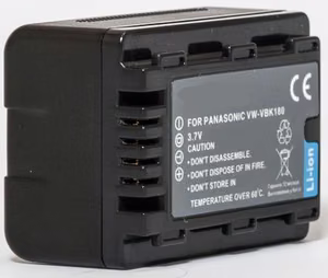 Extra Digital DV00DV1291 Replacement Battery for Panasonic VW-VBK180, 1,790 mAh