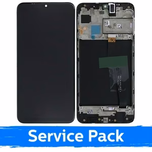 LCD-näyttö yhteensopiva Samsung M105 M10 musta kehyksellä (Service Pack)