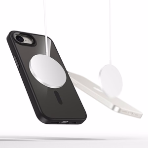 Tech-Protect MagMat MagSafe Case for iPhone 16e / 17e - Black-Transparent