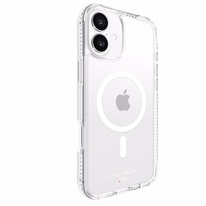 Case-Mate Tough D3O läpinäkyvä suojakuori MagSafe-tuella iPhone 16 Plus -puhelimelle