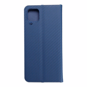 Flip-suojakuori Samsung A12 / M12:lle Luna Book Carbon sininen