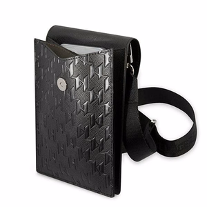 Karl Lagerfeld käsilaukku KLWBSAMSMK musta Monogram Plate