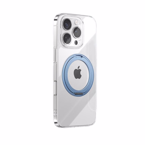 Joyroom JR-16JL6 Suojakuori iPhone 16 Pro Max:lle ultrakohut MagSafe-yhteensopiva 360 asteen rengastelineellä - Sininen