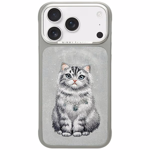 Nimmy Lucky Fashion Cat MagSafe Suojakuori iPhone 17 Pro - Harmaa