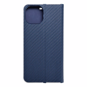 Läppäsuojakuori iPhone 15:lle Luna Book Carbon sininen