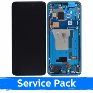 LCD-näyttö yhteensopiva Xiaomi Poco F2 Pro kehyksellä / Neon Blue / (Service Pack)