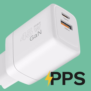 Kruger&Matz 45 W GaN -verkkolaturi Power Delivery- ja Quick Charge -toiminnoilla