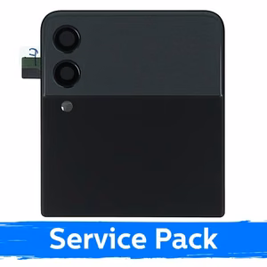 LCD-näyttö Samsung F711 Z Flip3 (ULOMPI) kehyksellä / Phantom Black / (Service Pack)