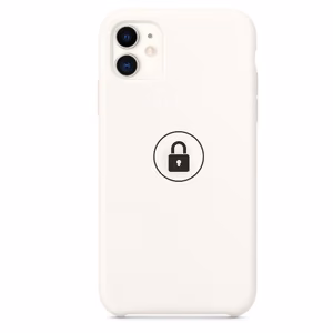 Puhelimen suojakuori Silicone Case iPhone 11 / norsunluunvalkoinen / pakkauksessa