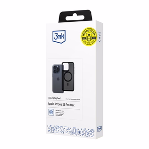 3mk COOLing MagCase suojakuori Apple iPhone 15 Pro Max:lle - musta