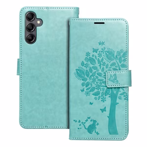 MEZZO Kirjasuojakuori Samsung A14 4G / A14 5G:lle tree vihreä