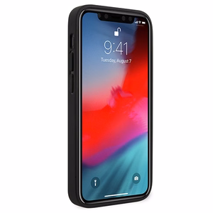 Ferrari FEHQUHCP12SBK iPhone 12 mini 5.4" musta/musta kovakotelo Off Track Quilted