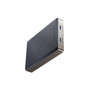 Joyroom JR-PBM08 Pro 22,5 W 10000 mAh varavirtalähde langattomalla latauksella ja 2 x USB-C-liitännällä – titaani