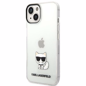 Karl Lagerfeld KLHCP14MCTTR iPhone 14 Plus 6.7 "kovakotelo selkeä / läpinäkyvä Choupette Body