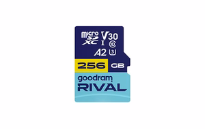 GOODRAM microSDXC 256GB V30 A2 UHS I U3 RIVAL + sovitin
