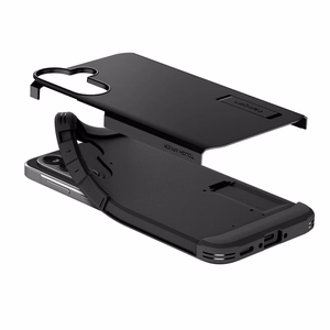 Spigen Tough Armor -suojakuori Samsung A37 5G:lle musta