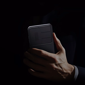 Nillkin CamShield Pro Suojakuori Samsung Galaxy S25:lle kameransuojalla - musta