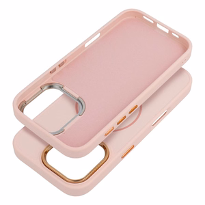 Frame Mag Cover Suojakuori iPhone 16:lle MagSafe-yhteensopiva puuterinvaaleanpunainen