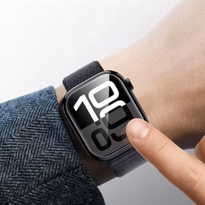 Tech-Protect Supreme Hydrogel kalvosetti 2-pakkaus Apple Watch 10 46 mm:lle - läpinäkyvä