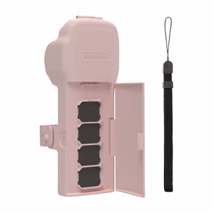 Sunnylife suojakotelo hihnalla ja kantohihnalla Osmo Pocket 3 (vaaleanpunainen)