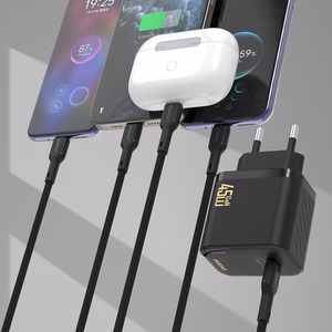 Dudao A28C 45W GaN Wall Charger + USB-C Cable - Black
