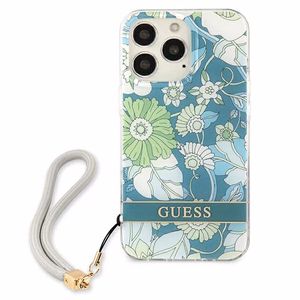 Guess GUHCP13XHFLSN iPhone 13 Pro Max 6.7" vihreä/vihreä kovakotelo Kukkahihna
