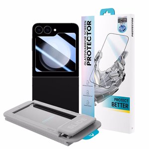 Benks Warrior HD karkaistu lasi Samsung Galaxy Z Flip 6:lle, musta