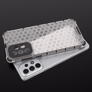 Honeycomb tapauksessa panssaroitu suojus geelirunko Samsung Galaxy A73 sininen