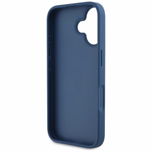 Guess Grained Roses Big 4G logo Suojakuori iPhone 16:lle - sininen