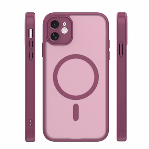 Mag Matt Suojakuori iPhone 11:lle tummanpunainen kamerasuoja