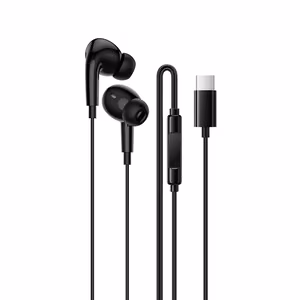Borofone BM100 Pro Fuente Nappikuulokkeet Mikrofonilla Type-C DAC - Musta