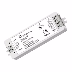 V3 LED-ohjain RGB:lle, 12-24V, 3x 4A