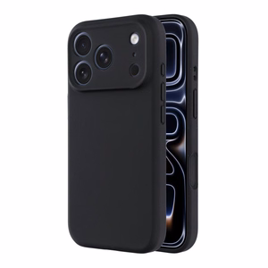 Forcell F-Protect Rubber Premium -suojakuori iPhone 17 -puhelimelle, MagSafe-yhteensopiva, musta