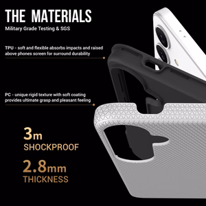 Perfectionists Triangle Case Samsung A366 A36 5G silver
