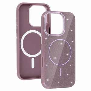 MagSafe Slim Shiny Suojakuori iPhone 13 Pro Max:lle violetti