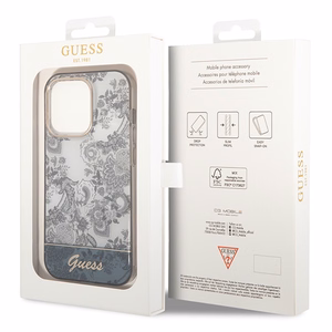 Guess GUHCP14XHGPLHG iPhone 14 Pro Max 6.7 "harmaa / harmaa kovakotelo Porcelain kokoelma