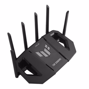 Asus TUF Gaming BE9400 langaton reititin, Wi-Fi 7 (802.11be), 9400 Mbit/s, Ethernet WAN RJ-45, Ethernet LAN, 4x LAN-porttia, USB-portti